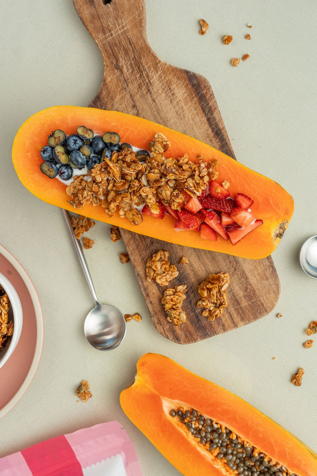 Papaya bowl con granola