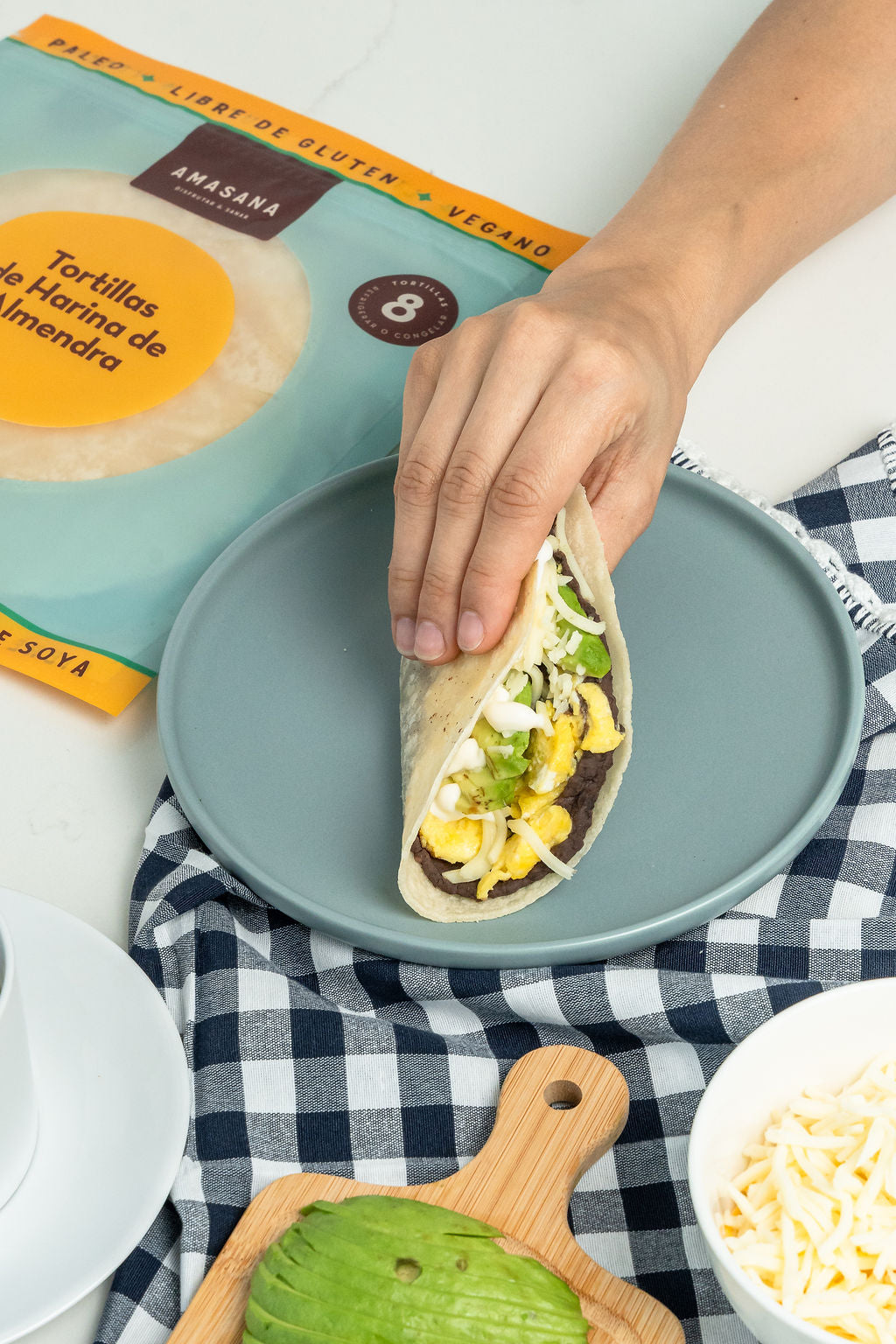 Tortillas de Harina de Almendra