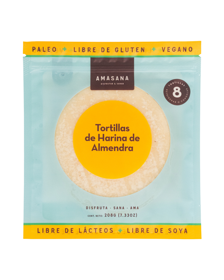 Tortillas de Harina de Almendra