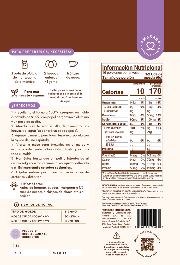 Mezcla para Brownies