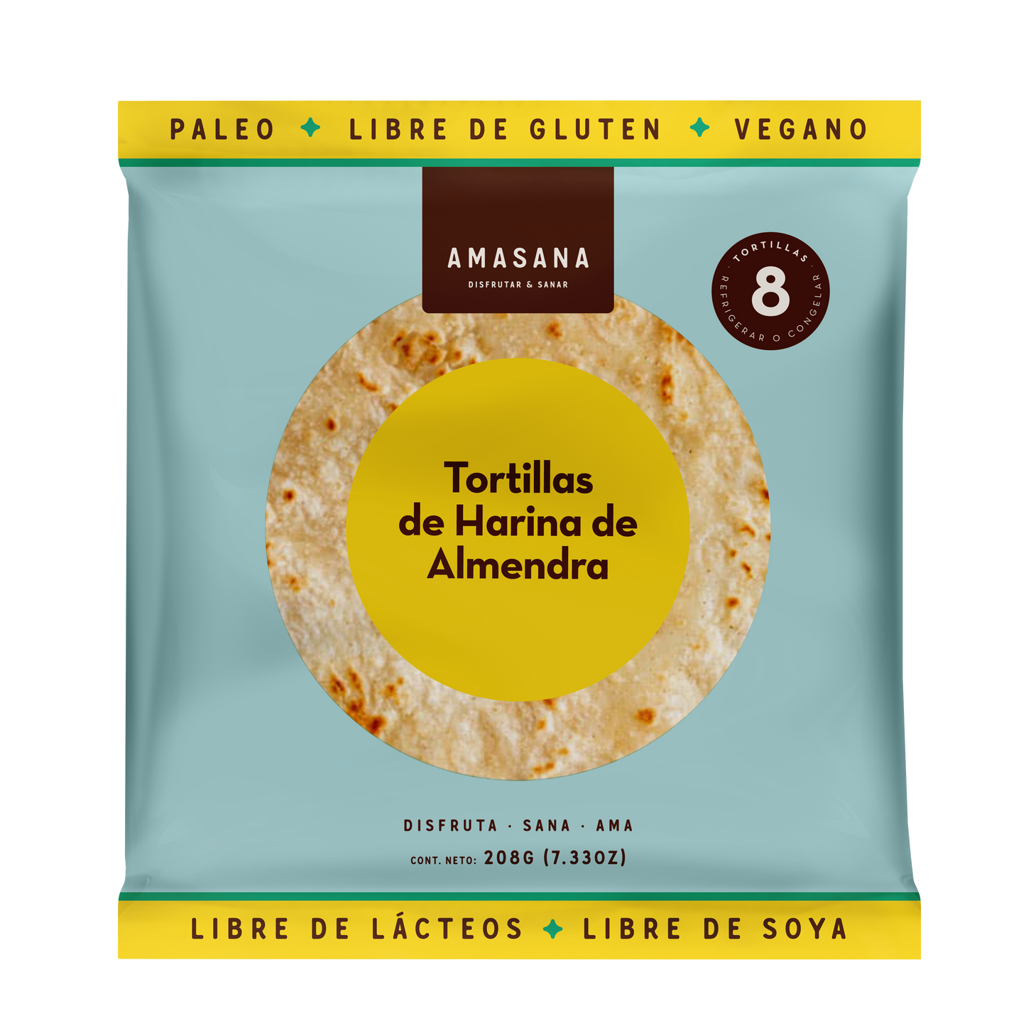 Tortillas de Harina de Almendra