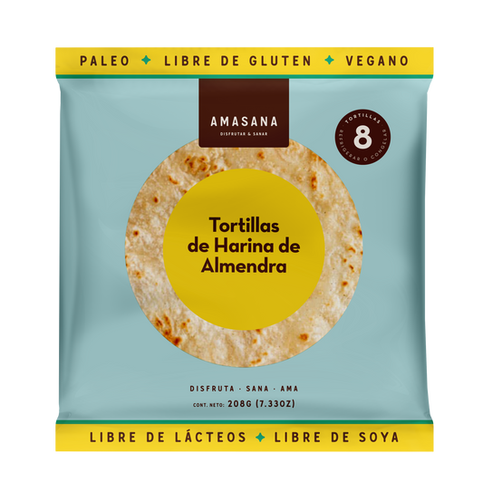 Tortillas de Harina de Almendra